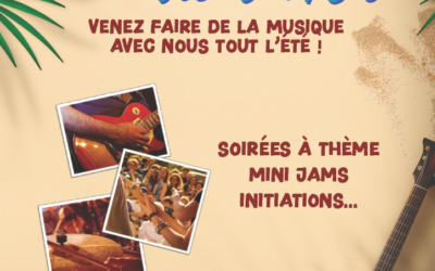 LES ESTIVALES DE L’ACA – Venez faire de la musique avec nous tout l’été !