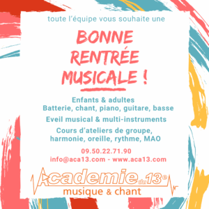 Bonne rentrée musicale à l'Aca !