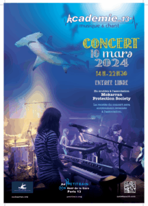 Concert de l'Aca13 2024 au Petit Bain au profit de la Mokarran Society